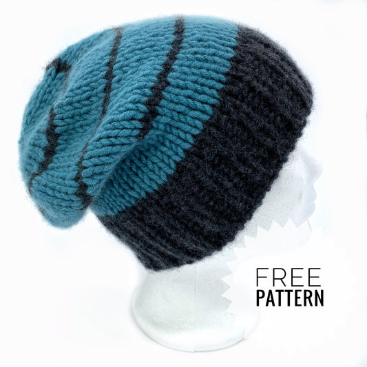 “2 Stunden Mütze” stricken - kostenlose Strickanleitung