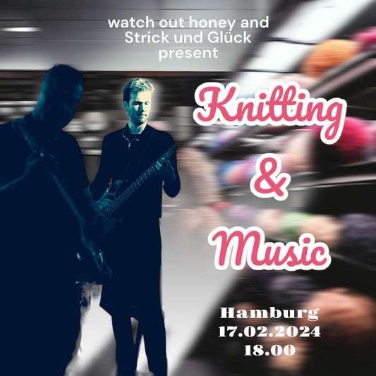 17. Februar um 18:00 Uhr - Strick & Sound: Ein Abend voller Kreativität und Musik!