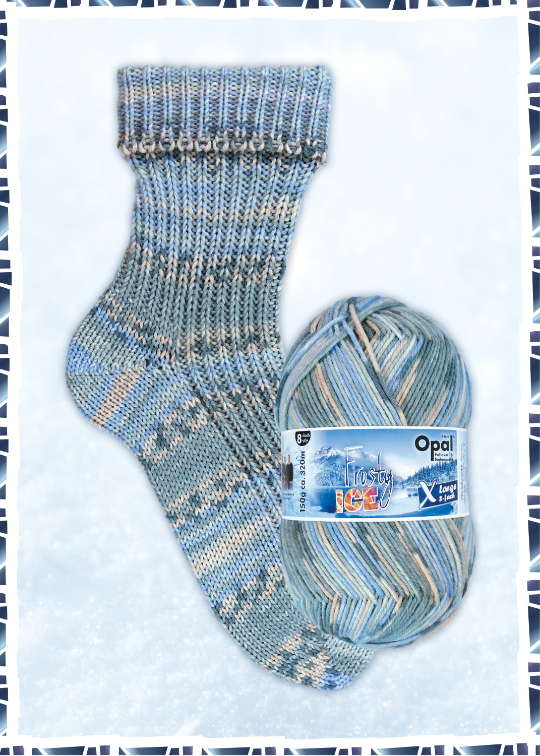 Wolle kaufen Hamburg XLarge Frosty Ice 8-fach Wolle kaufen