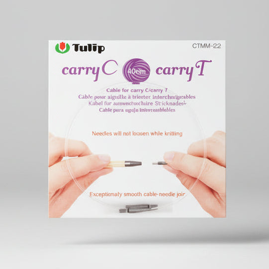 TULIP carryC carryT Seil für Stricknadeln