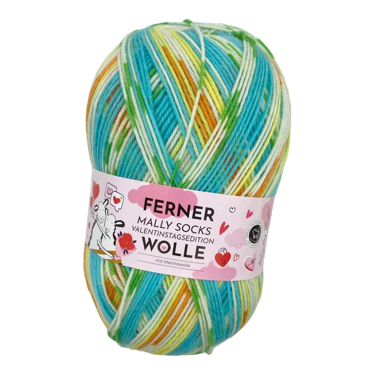 Valentinstagsedition - 2024 Mally Socks wie 6-fach