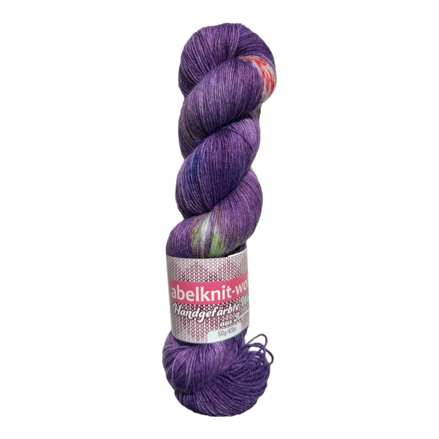 Hand-dyed 4-ply sock yarn from Augsburg