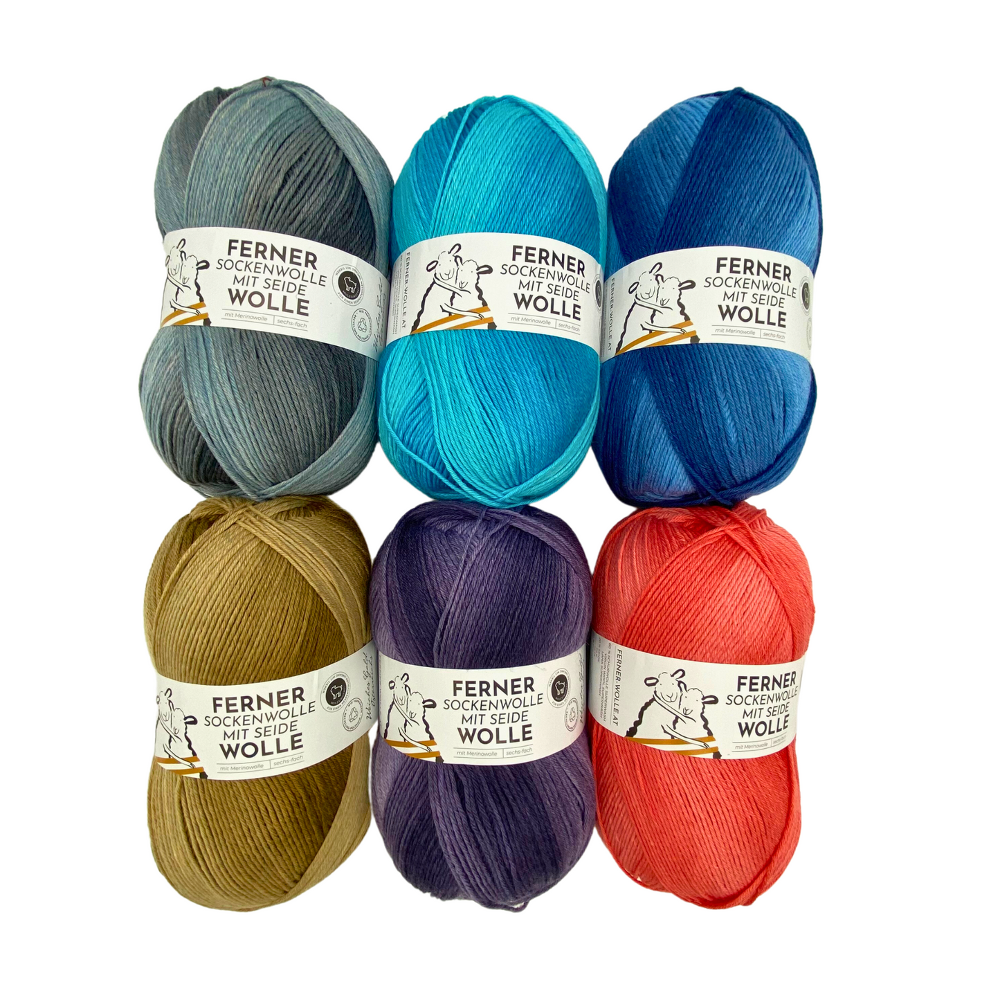 LUNGAUER SOCK WOOL 6-ply WITH SILK - September 2023 Collection