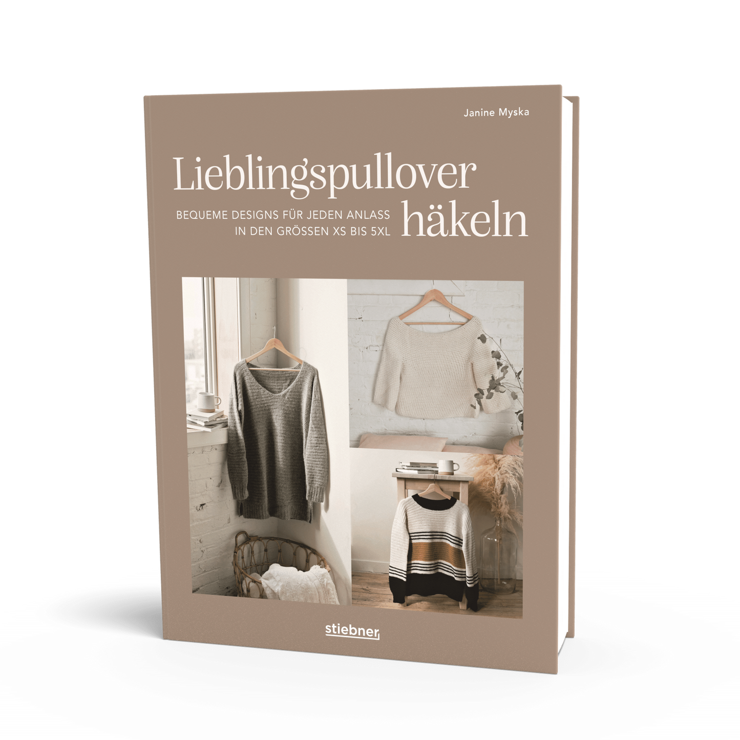 Bequeme Designs für jeden Anlass in den Größen XS bis 5XL. Häkelmuster für die eigenen Garderobe. Pullover und Cardigans häkeln von kuschlig warm bis luftig leicht.