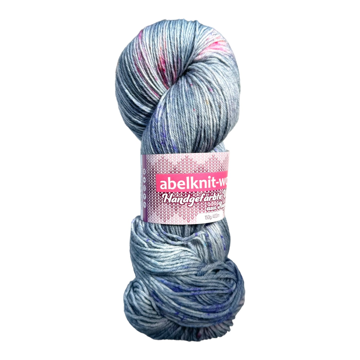 Hand-dyed 6-ply sock yarn from Augsburg