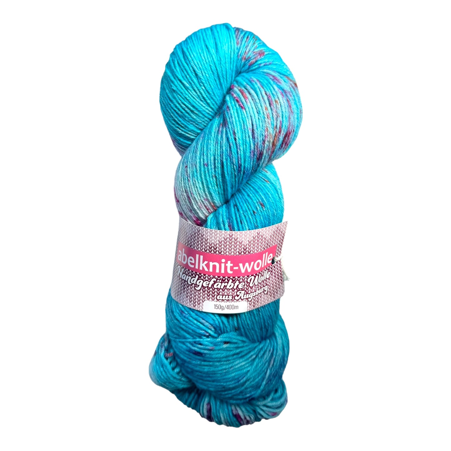 Hand-dyed 6-ply sock yarn from Augsburg