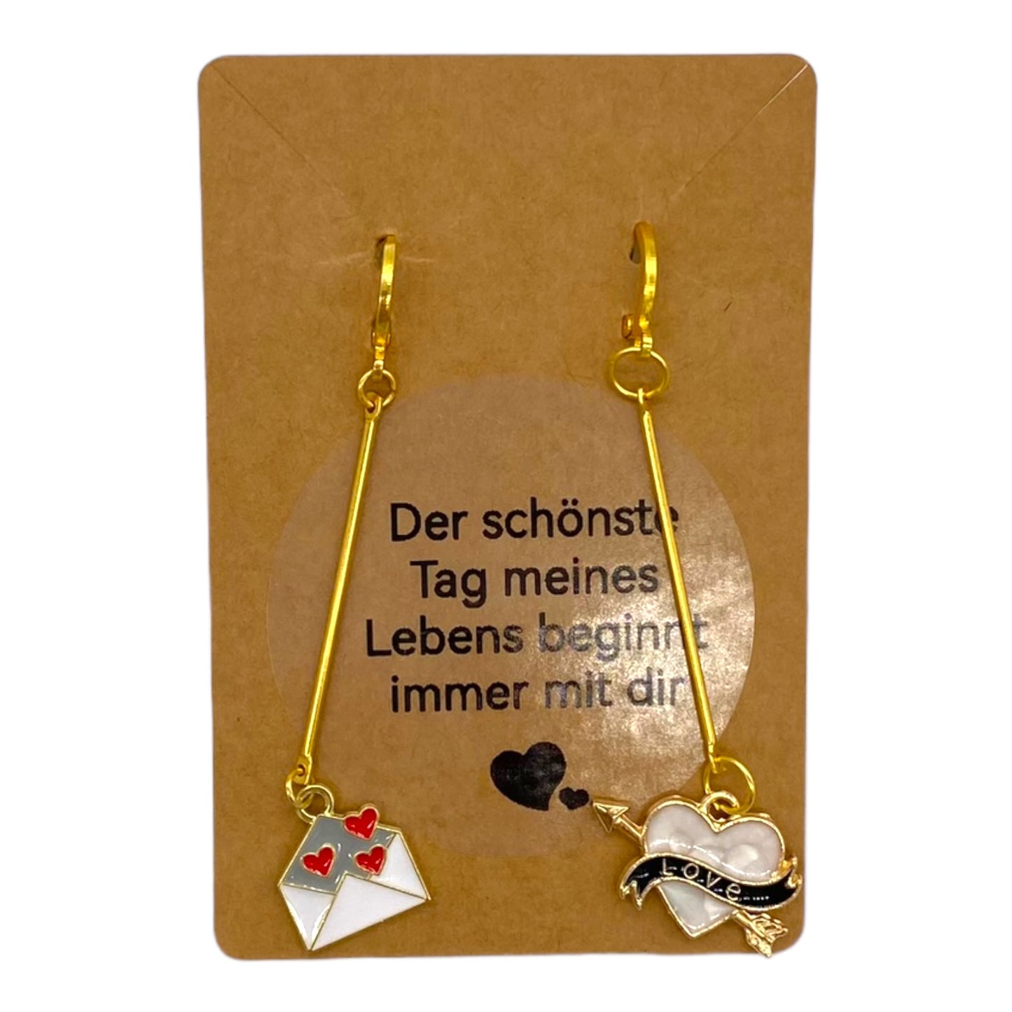 Geschenk kaufen Handmade Maschenmarkierer Set "Valentinstag"