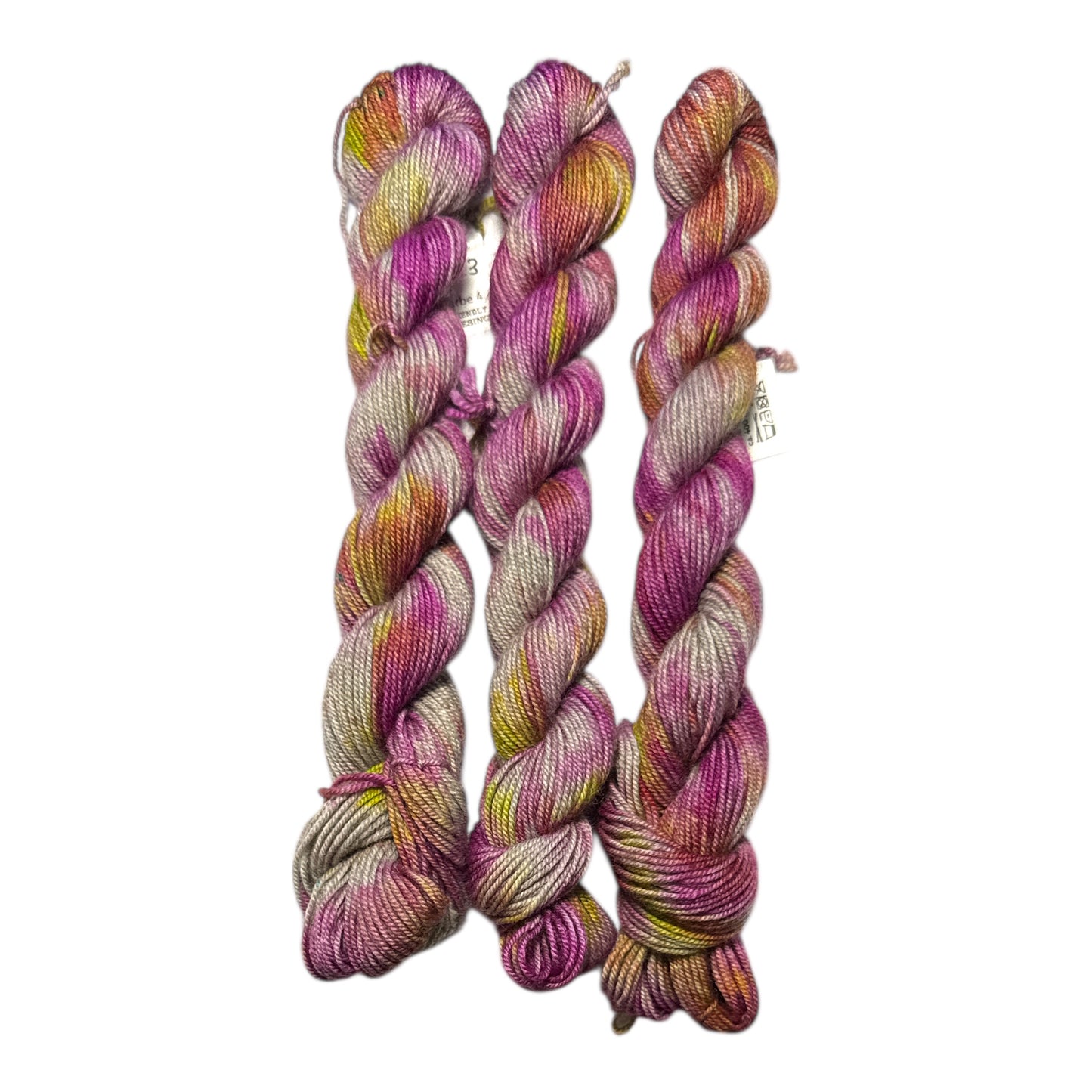 Mini Yak Socks WamM - handgefärbte Sockenwolle 4-fach 20 gr