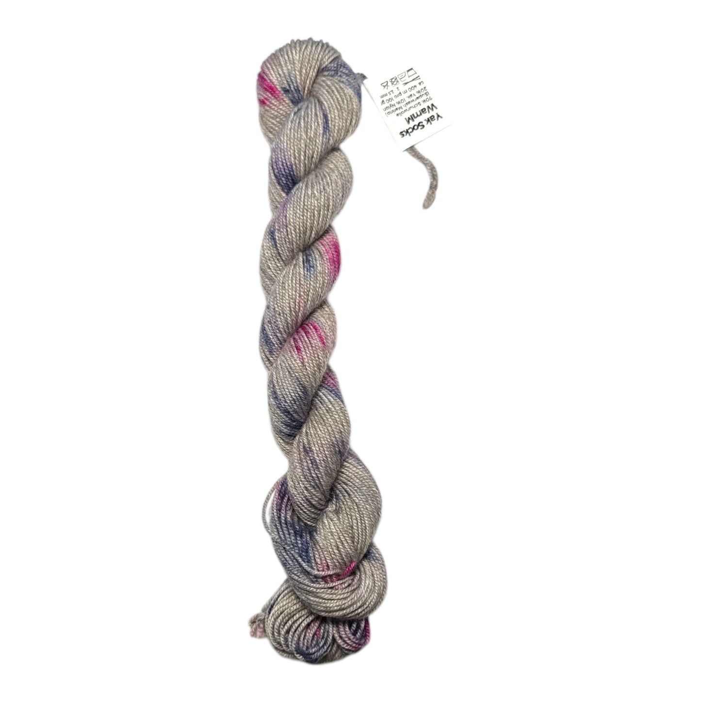Mini Yak Socks WamM - handgefärbte Sockenwolle 4-fach 20 gr