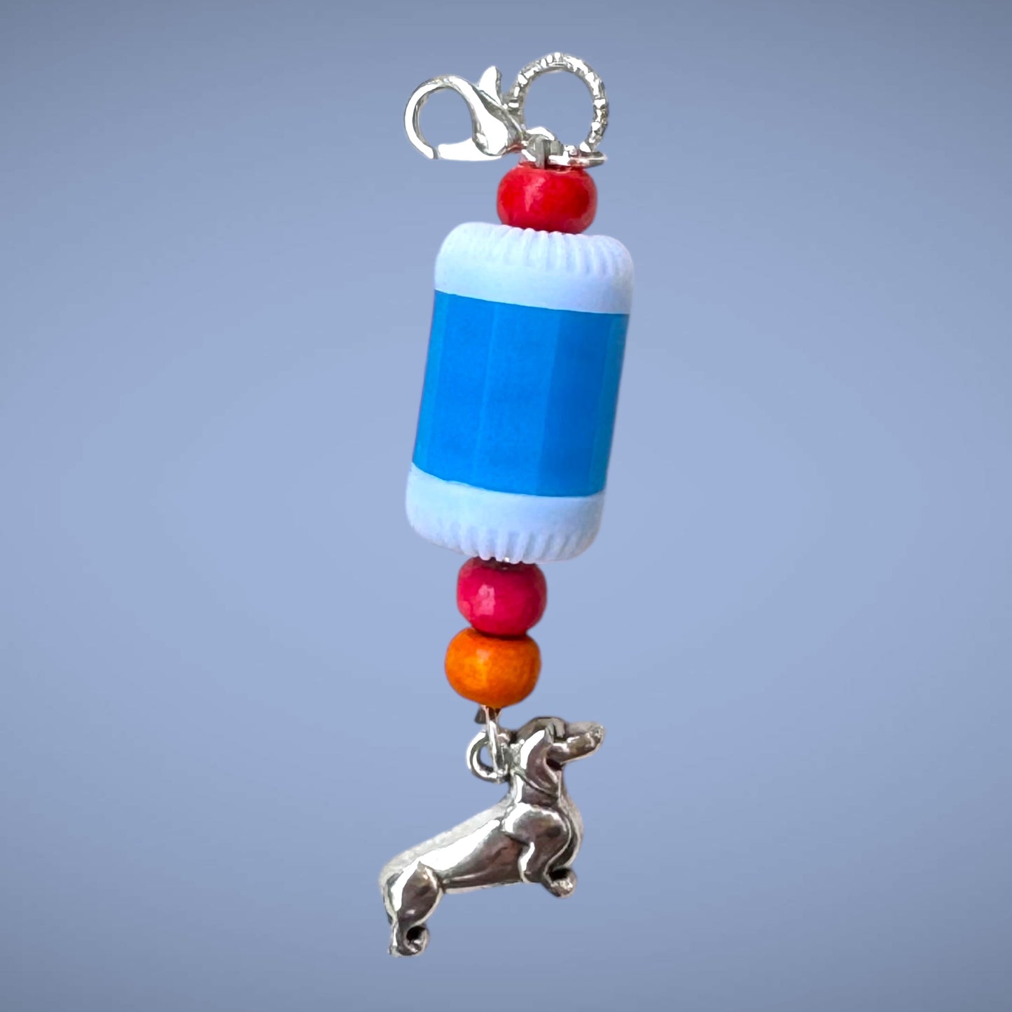 Strickmarker mit Reihenzähler und Karabiner, ideal für Rundstricken und Häkeln, Hamburg, kaufen