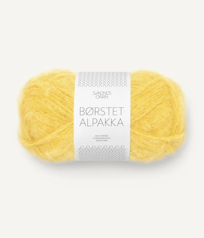 BØRSTET ALPAKKA - Sandnes yarn l 50g / approx. 110m l 96% brushed alpaca, 4% nylon