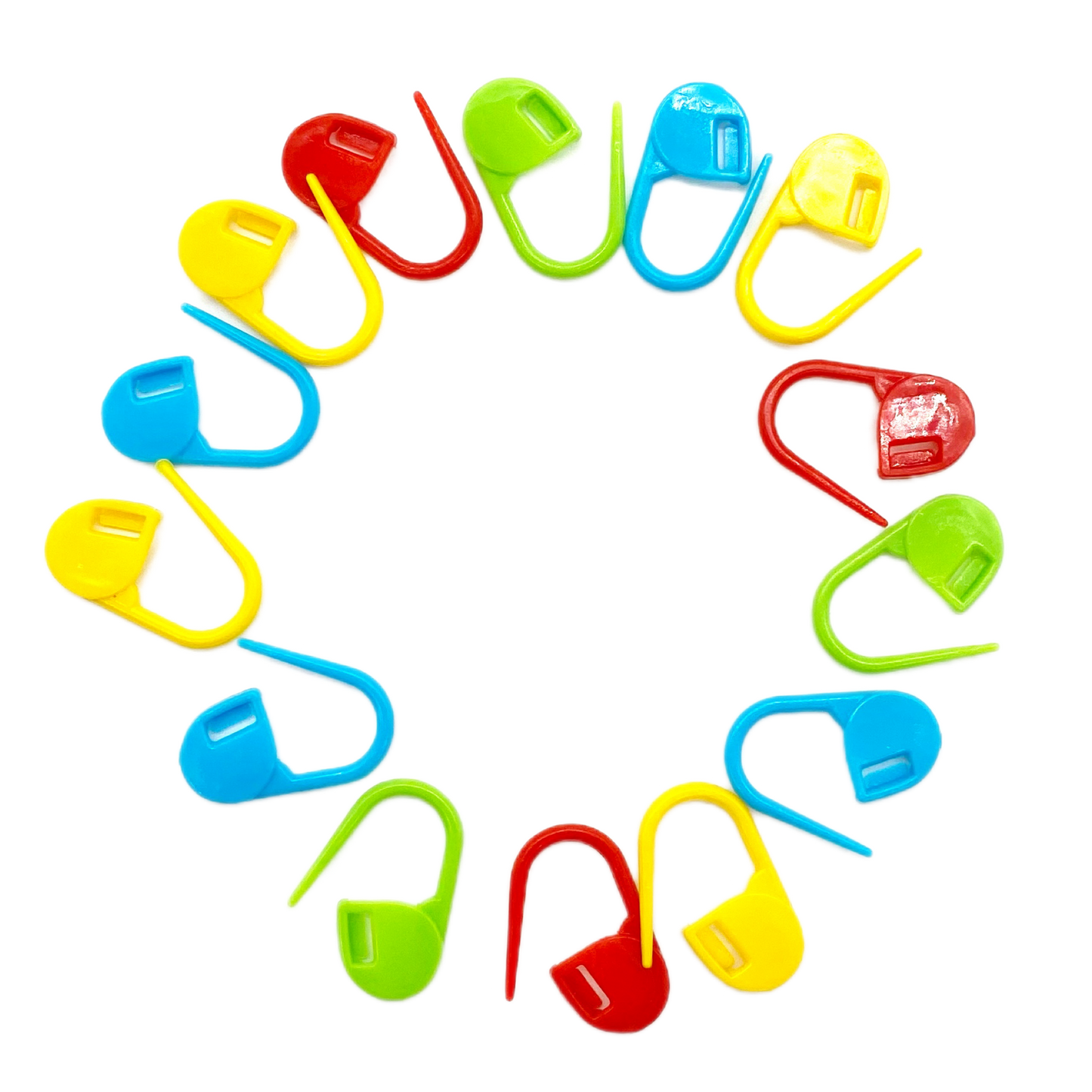 Dann sind unsere Maschenmarkierer aus Plastik genau das Richtige für dich!