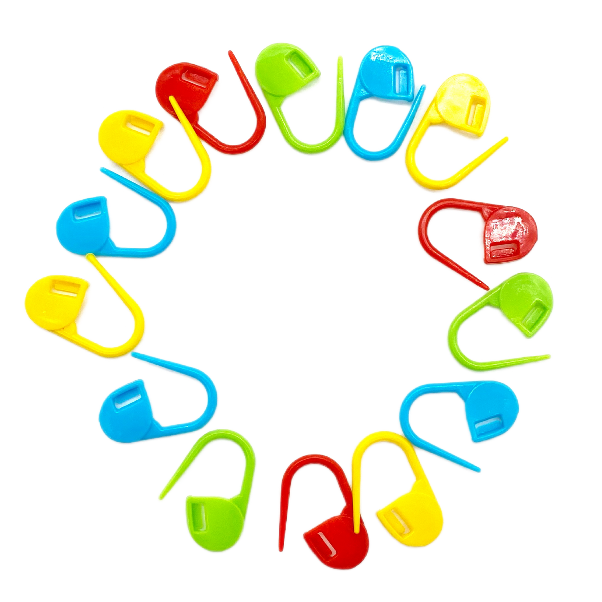 Dann sind unsere Maschenmarkierer aus Plastik genau das Richtige für dich!