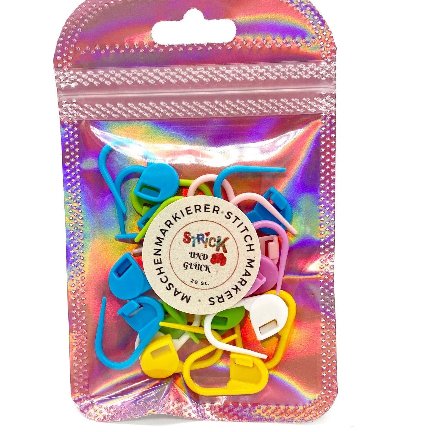 Discover the practical stitch markers from Strick und Glück in Hamburg
