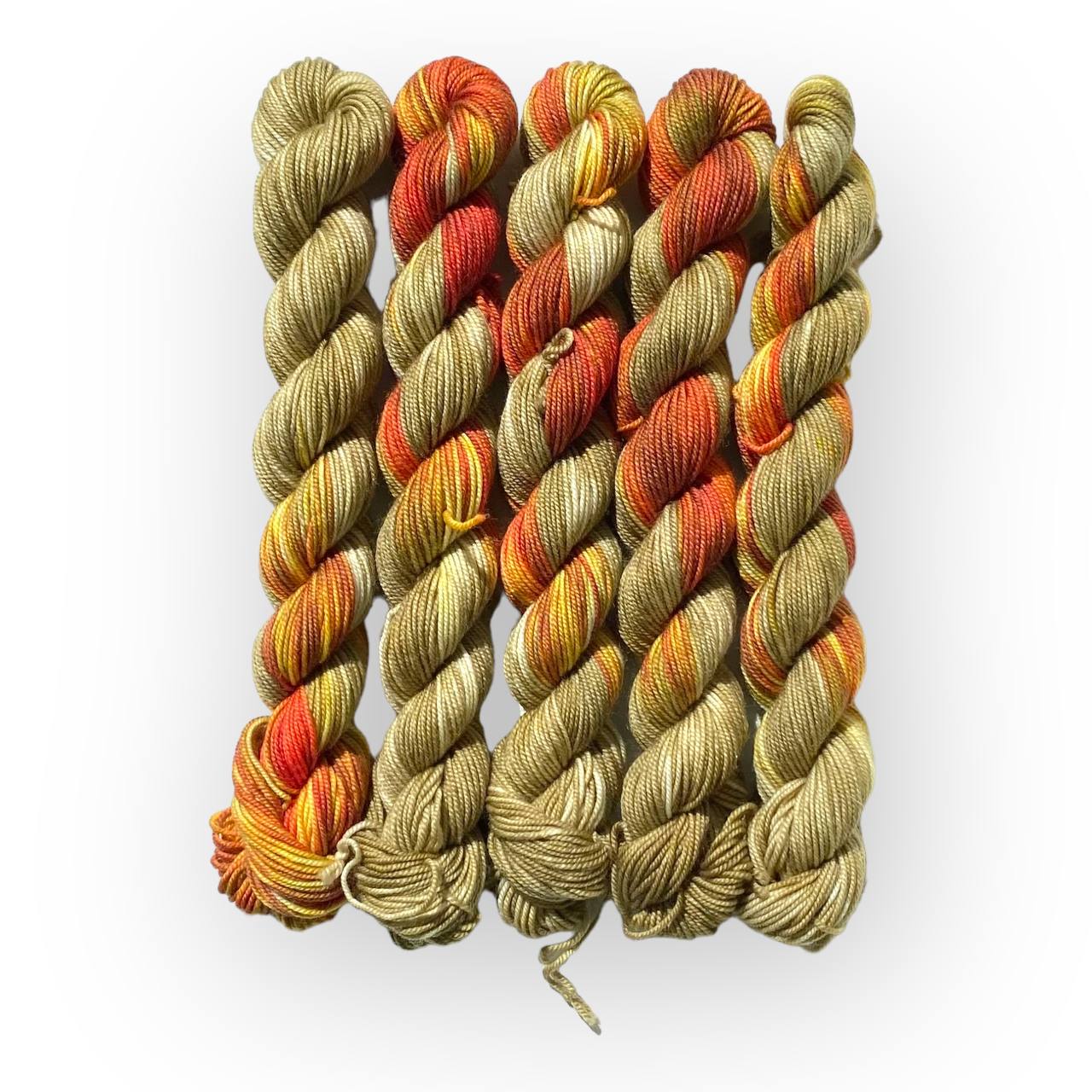strumpfwolle kaufen Terracotta Glow Mini SoftStep - handgefärbte Sockenwolle