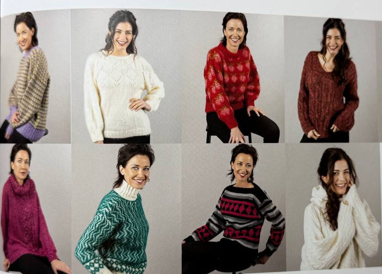 Moderne Strickmodelle im Magazin von Ferner Wolle mit Pullovern aus Alpaka Merino und Kaschmir Hamburg kaufen