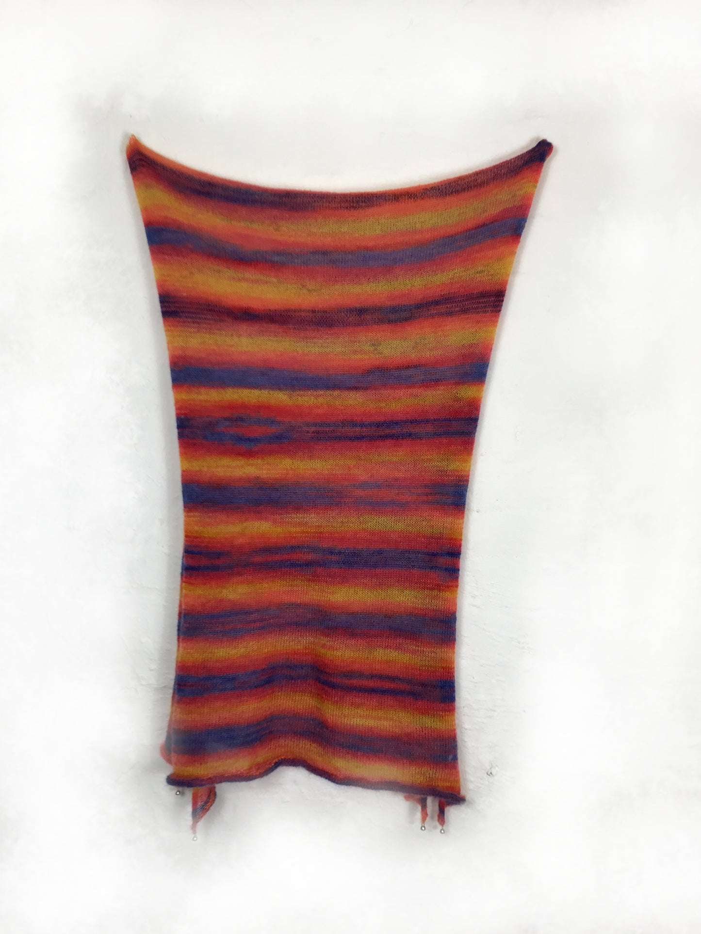 Stola aus Mohair und Seide - 70% Silkhair Mohair, 30% Seide