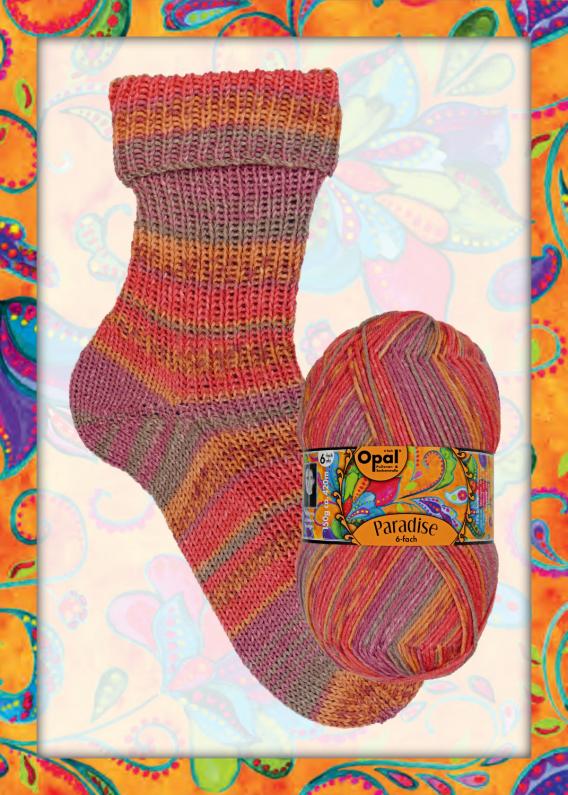 Paradise 6-fach - Opal l 150 gr / 420 m l 75% Schurwolle (superwash) / 25% Polyamid