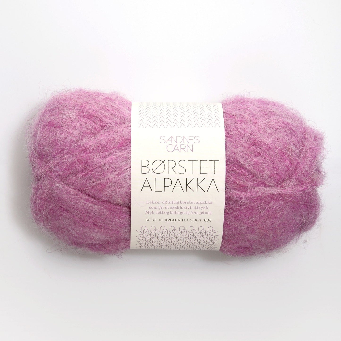 BØRSTET ALPAKKA - Sandnes Garn l  50g / ca. 110m l  96% gebürstetes Alpaka, 4% Nylon Farbe 4625