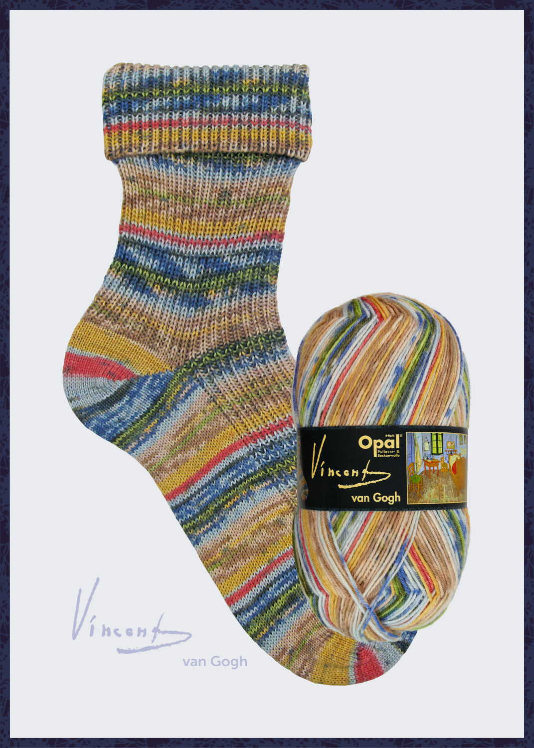 Collection Vincent van Gogh - Sockenwolle 4-fach