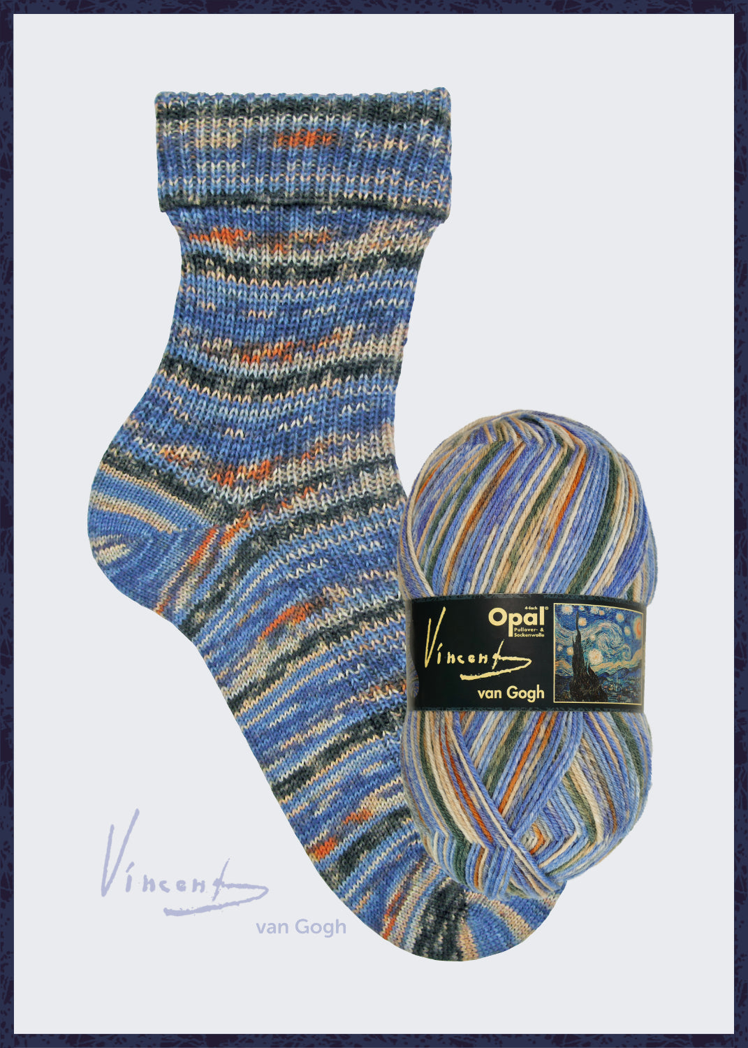 Collection Vincent van Gogh - Sockenwolle 4-fach
