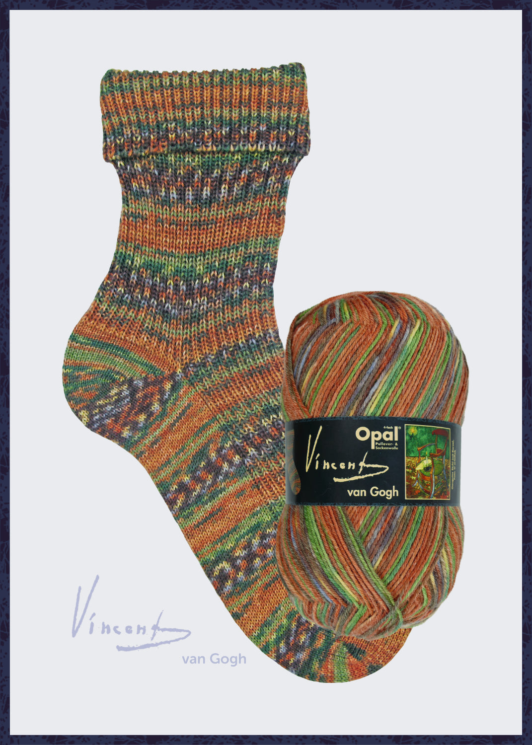 Collection Vincent van Gogh - Sockenwolle 4-fach