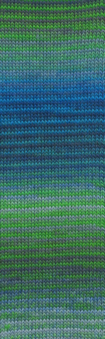 MILLE-COLORI-SOCKS-&-LACE-LUXE 859.0017 (GRÜN/BLAU/GRAU)