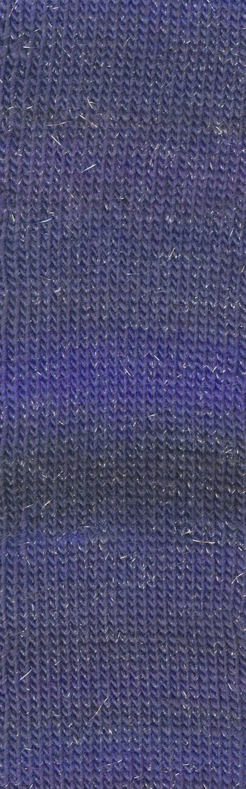 MILLE-COLORI-SOCKS-&-LACE-LUXE 859.0035 (MARINE-SILBER)