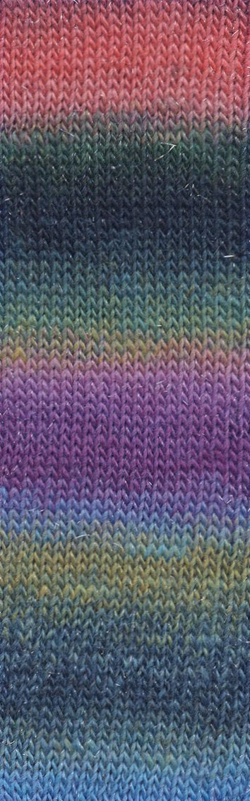 MILLE-COLORI-SOCKS-&-LACE-LUXE 859.0052 (BUNT BLAU/GRÜN/GELB/ROT)