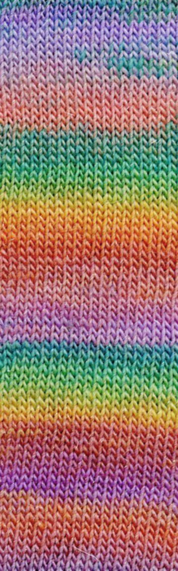 MILLE-COLORI-SOCKS-&-LACE-LUXE 859.0056 (BUNT LILA/ROSA/GELB)