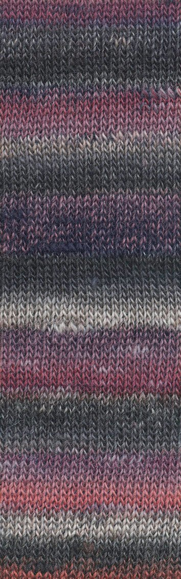 MILLE-COLORI-SOCKS-&-LACE-LUXE 859.0170 (ANTHRAZIT/ROT)