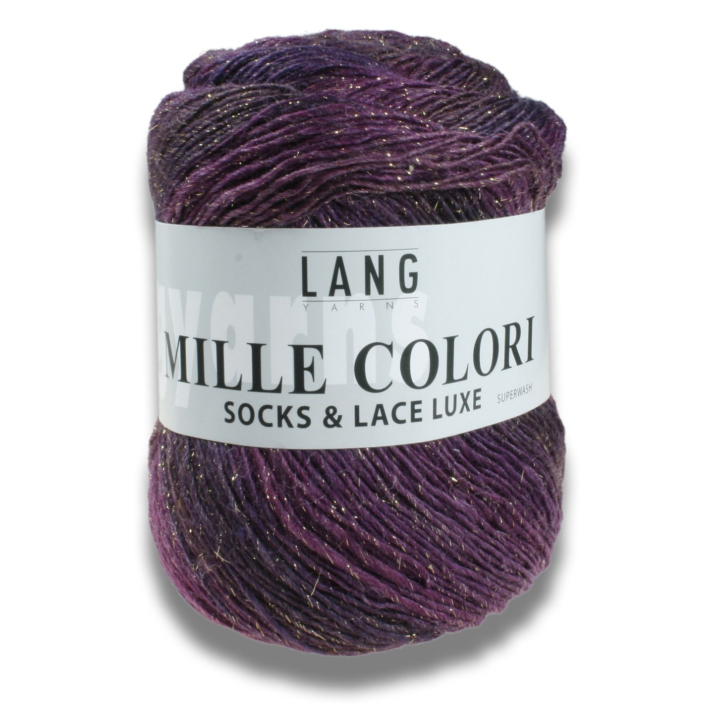 MILLE COLORI SOCKS & LACE LUXE - Lang Yarns | 400/100|73% Schurwolle Superwash 25% Polyamid 2% Polyester