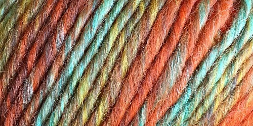 10530.090 Feuerrot-Grün-Gelb meliert