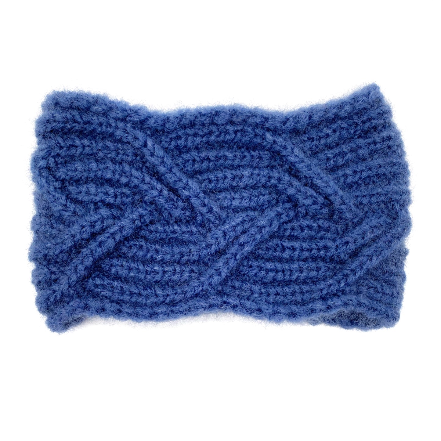 Handgesticktes Kaschmirstirnband kaufen Hamburg Jeans Blau
