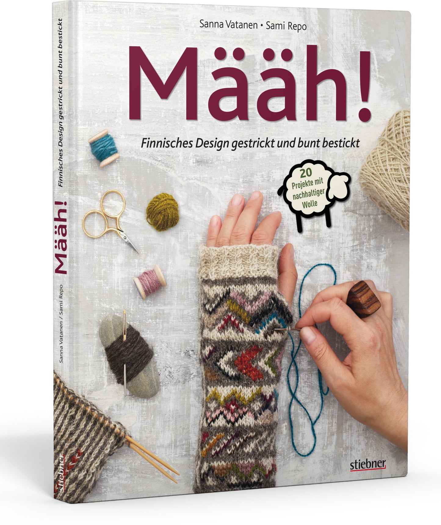 Määh! Finnisches Design gestrickt und bunt bestickt - Vatanen, Sanna