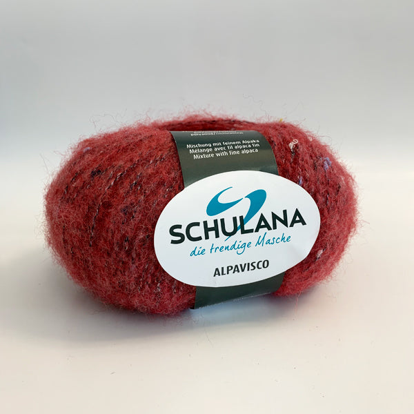 Alpavisco von Schulana -  38% Alpaka  31% Viskose  31% Polyamide  50 g = ca. 150 m
