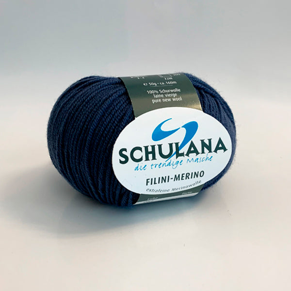 Filini-Merino von Schulana - 100% Schurwolle 50 g = ca. 160 m