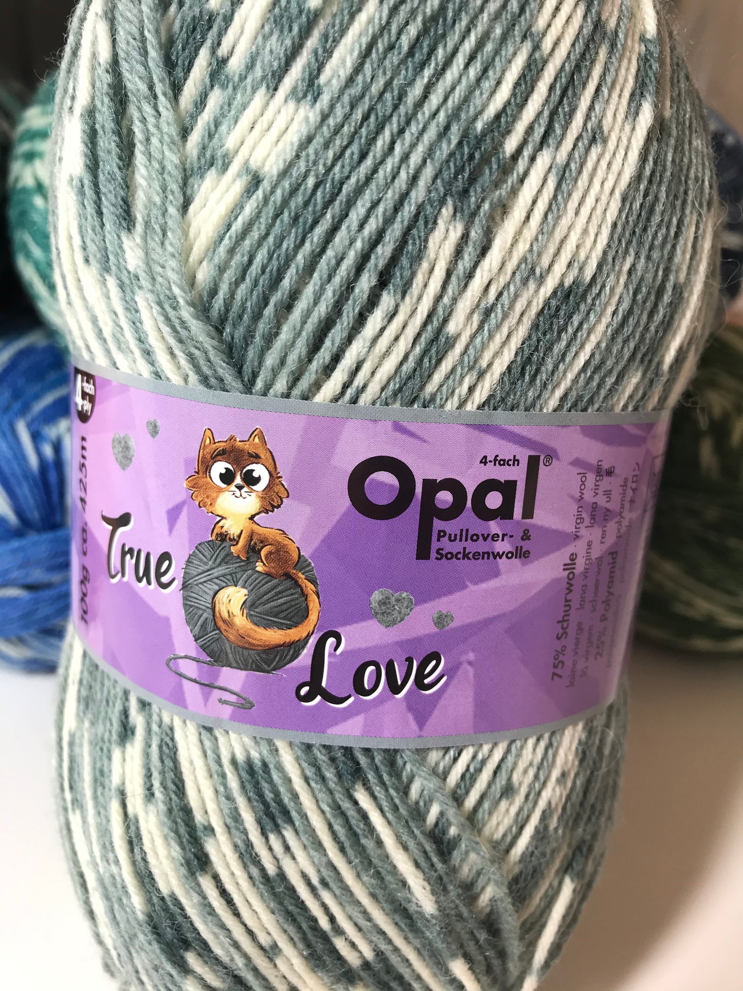 True Love 4-fach - Opal | 450 m -100 gr | 75 % Schurwolle 25 % Polyamid