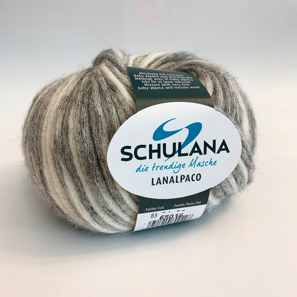 Lanalpaco-Mélange von Schulana - 56% Baumwolle 27% Schurwolle 17% Alpaka 50 g = ca. 110 m