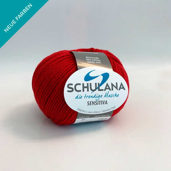 Sensitiva von Schulana - 100% Schurwolle chlorfrei behandelt 50 g = ca. 185 m