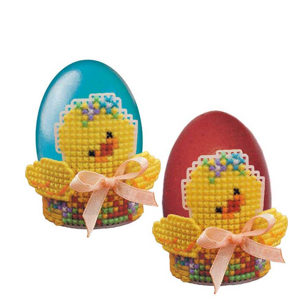 günstig shoppen	"Hühnchen Servietten Ring" - Riolis Kreuzstich-Set, Zählmuster