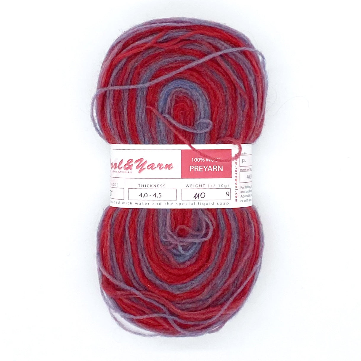 Preyarn -Jõgeva Estonia | ca. 400/450 m -100 gr | 100% Schurwolle