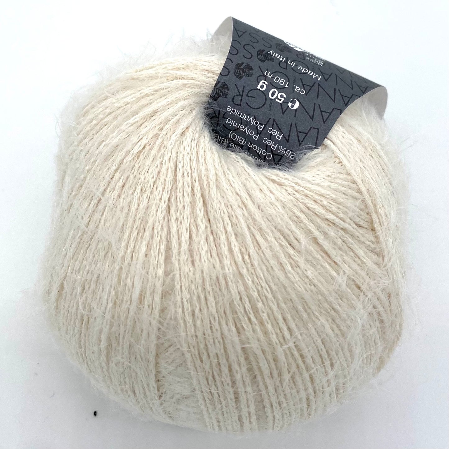 PER FORTUNA - Lana Grossa l ca. 190 m / 50 g l 74 % Baumwolle, 26 % Recyceltes Polyamid