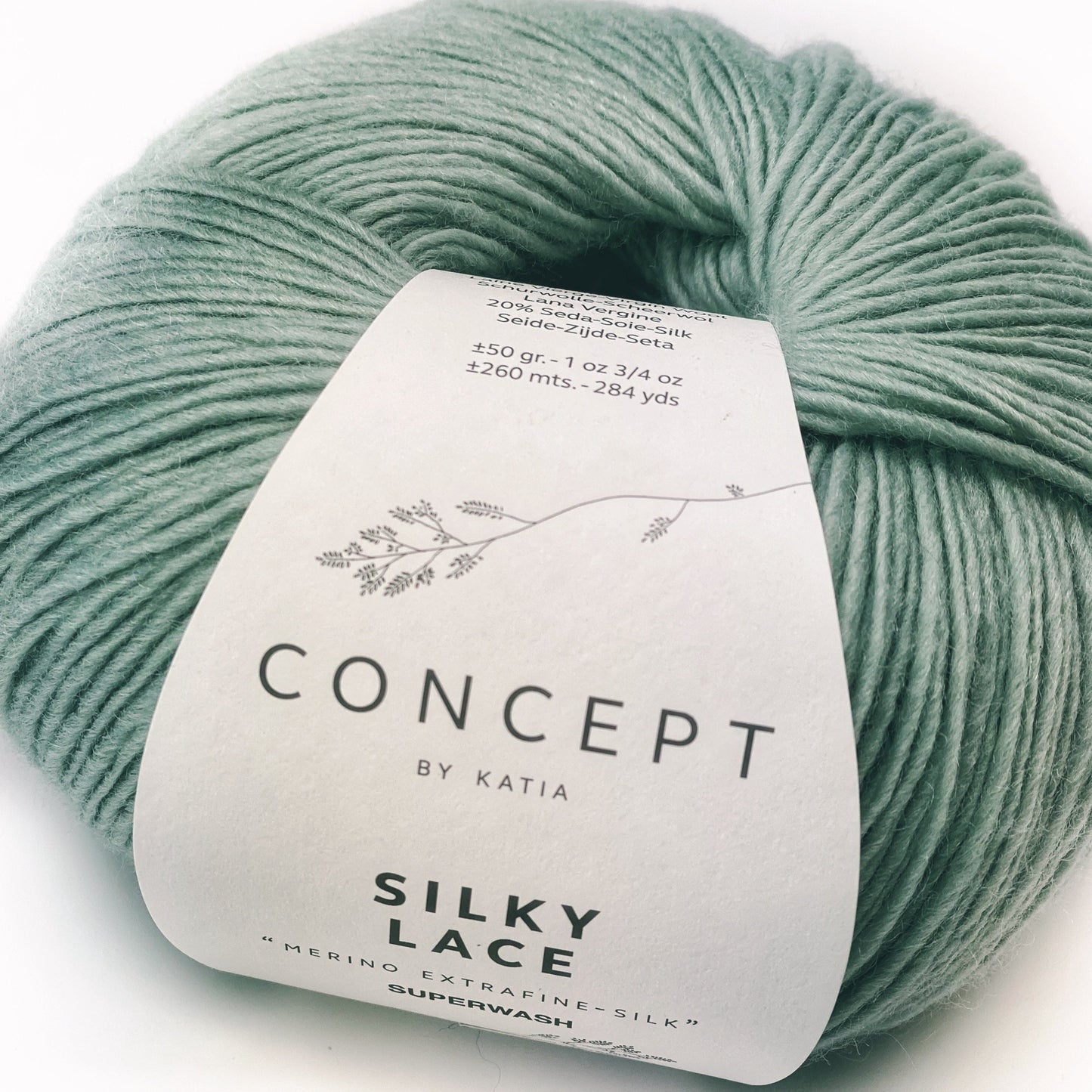 WOLLE SILKY LACE - Katia l 80% Merino Extrafine Superwash - 20% Seide l 50gr - ca. 260 m	wolle kaufen hamburg