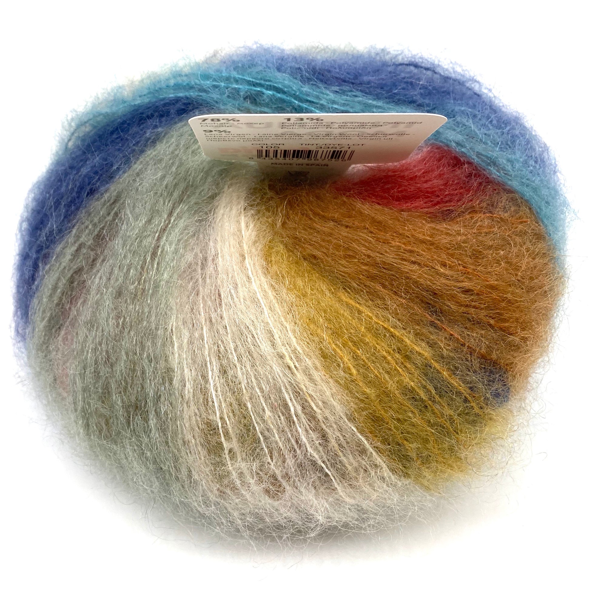 Ingenua Moda - Katia l 140m / 50g l 78% Mohair 13% Polyamid  9% Wolle
