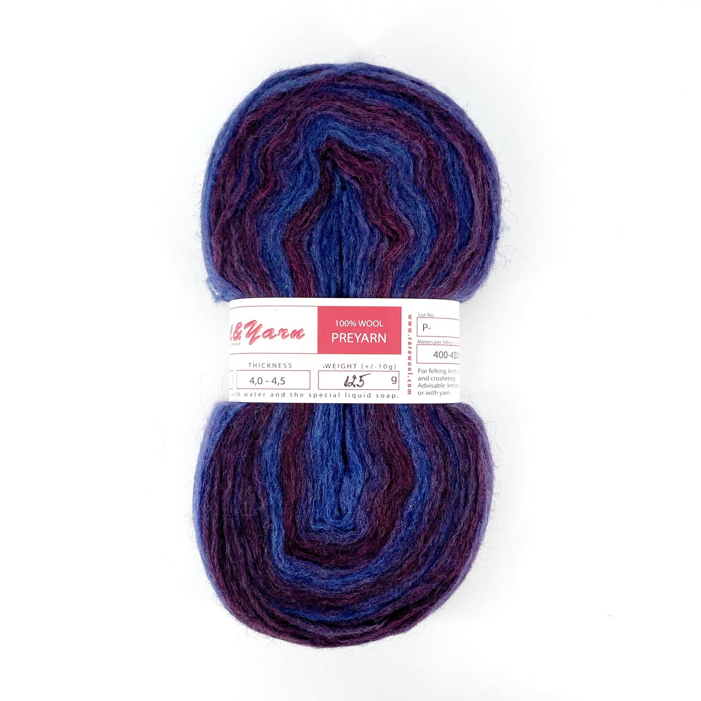 Preyarn -Jõgeva Estonia | ca. 400/450 m -100 gr | 100% Schurwolle