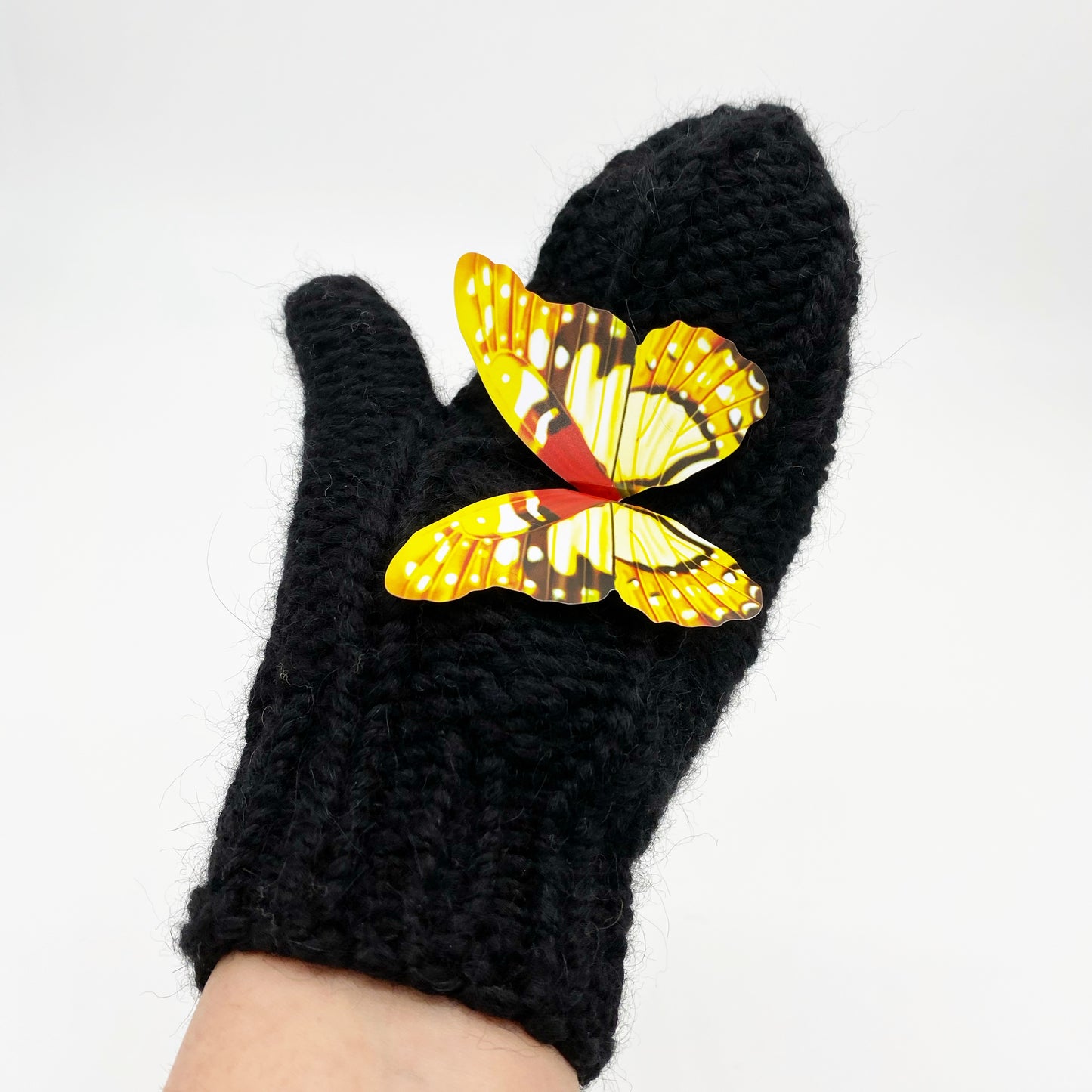 FÄUSTLINGE - Handgestrickte Handschuhe aus Aplaka-Mix