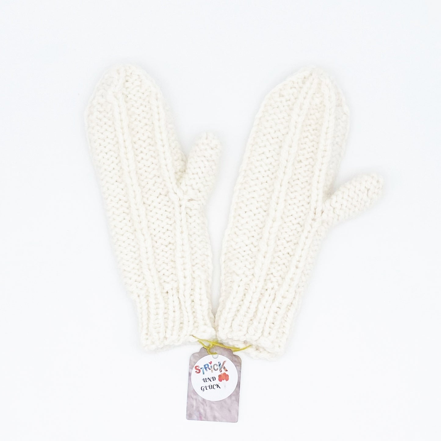 FÄUSTLINGE - Handgestrickte Handschuhe aus Aplaka-Mix