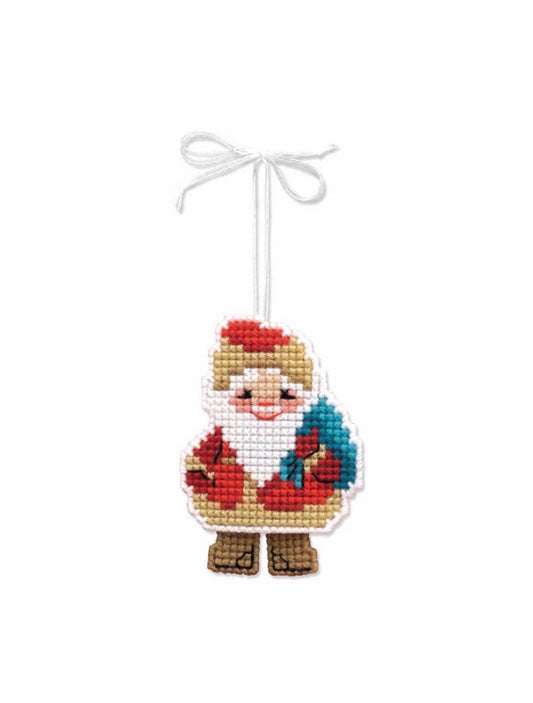 Riolis Kreuzstich-Set "Dekoration: Weihnachtsmann", Zählmuster