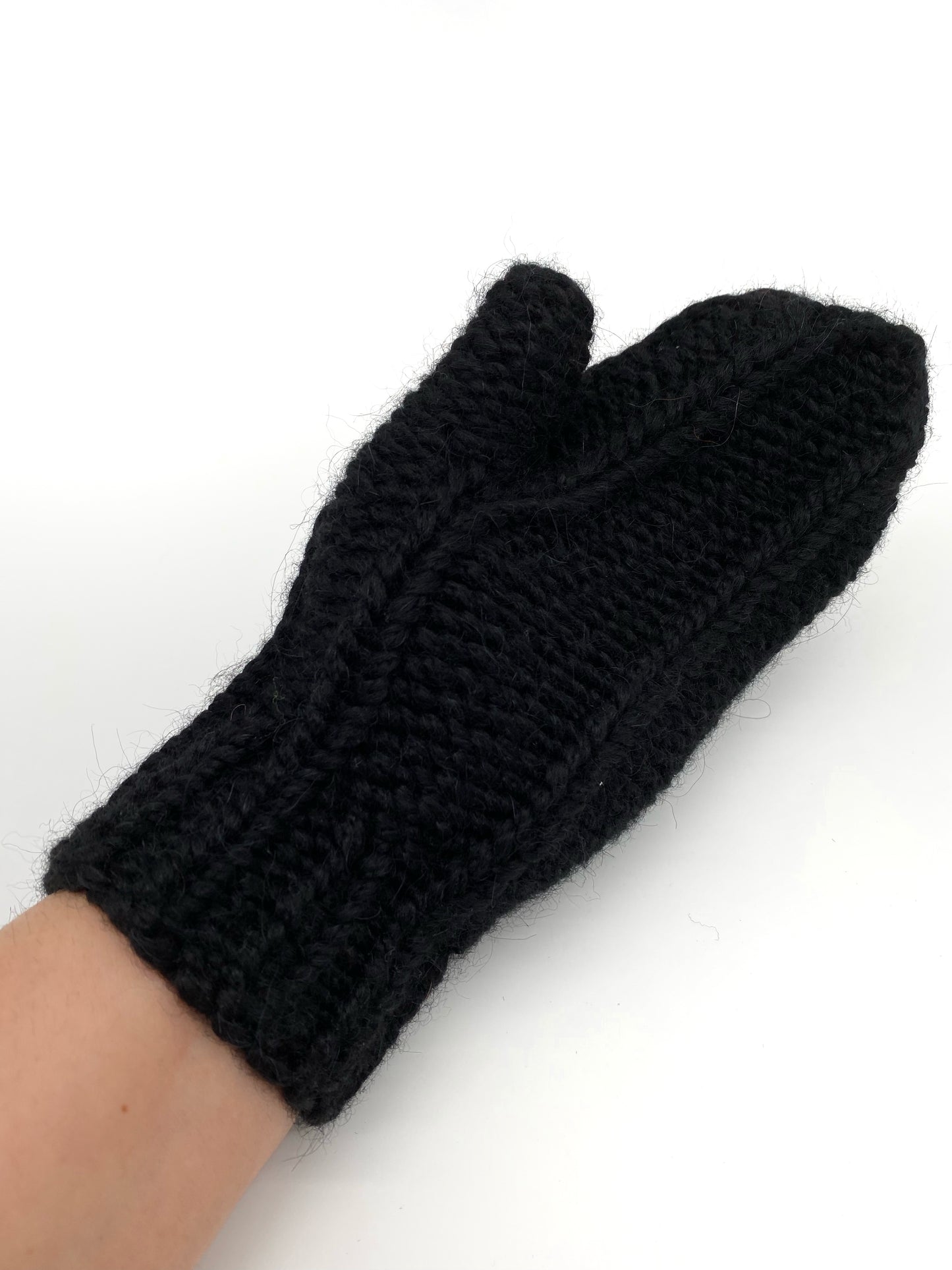 FÄUSTLINGE - Handgestrickte Handschuhe aus Aplaka-Mix